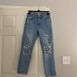 Levi’s Wedgie Straight Cropped Jeans